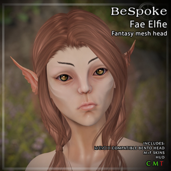 Second Life Marketplace - BeSpoke - Fae Elfie - Bento Head